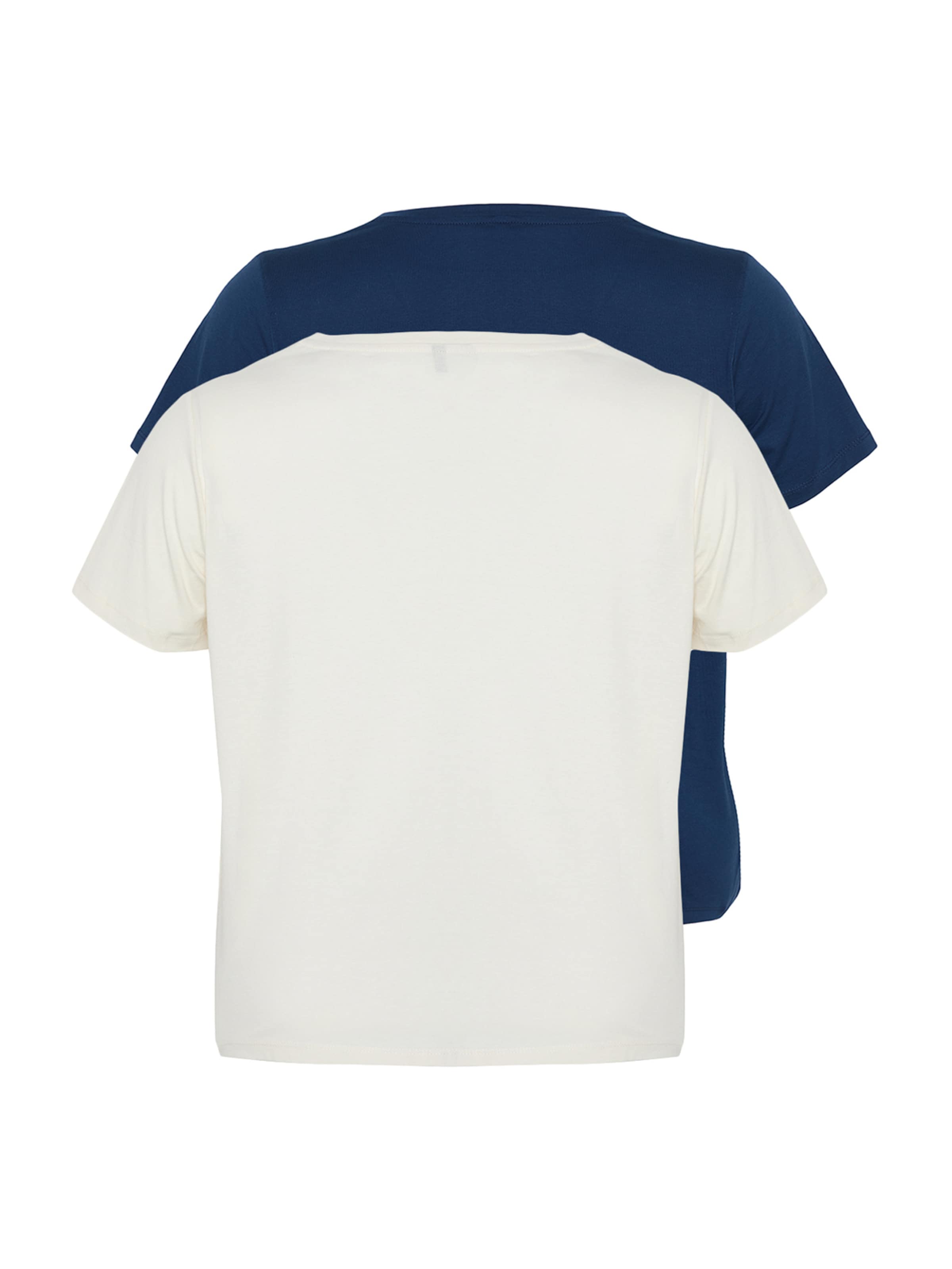 Trendyol Curve Póló - kék