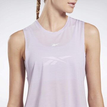 Reebok Sports Top 'Workout Ready' in Purple