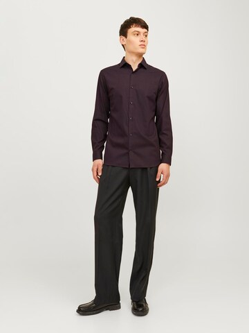 Slim fit Camicia 'JPRBLAParker' di JACK & JONES in rosso