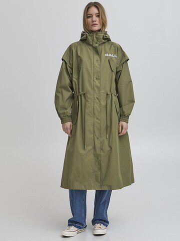 Ball Trenchcoat ' BAPIOGGIA ' in Grün
