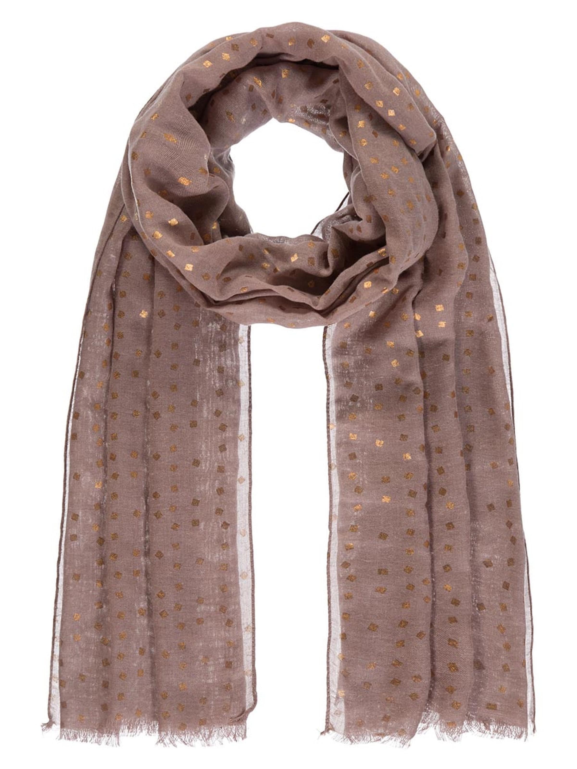 Passigatti Wrap 'Schal Folienprint mit Diamanten' in Purple: front