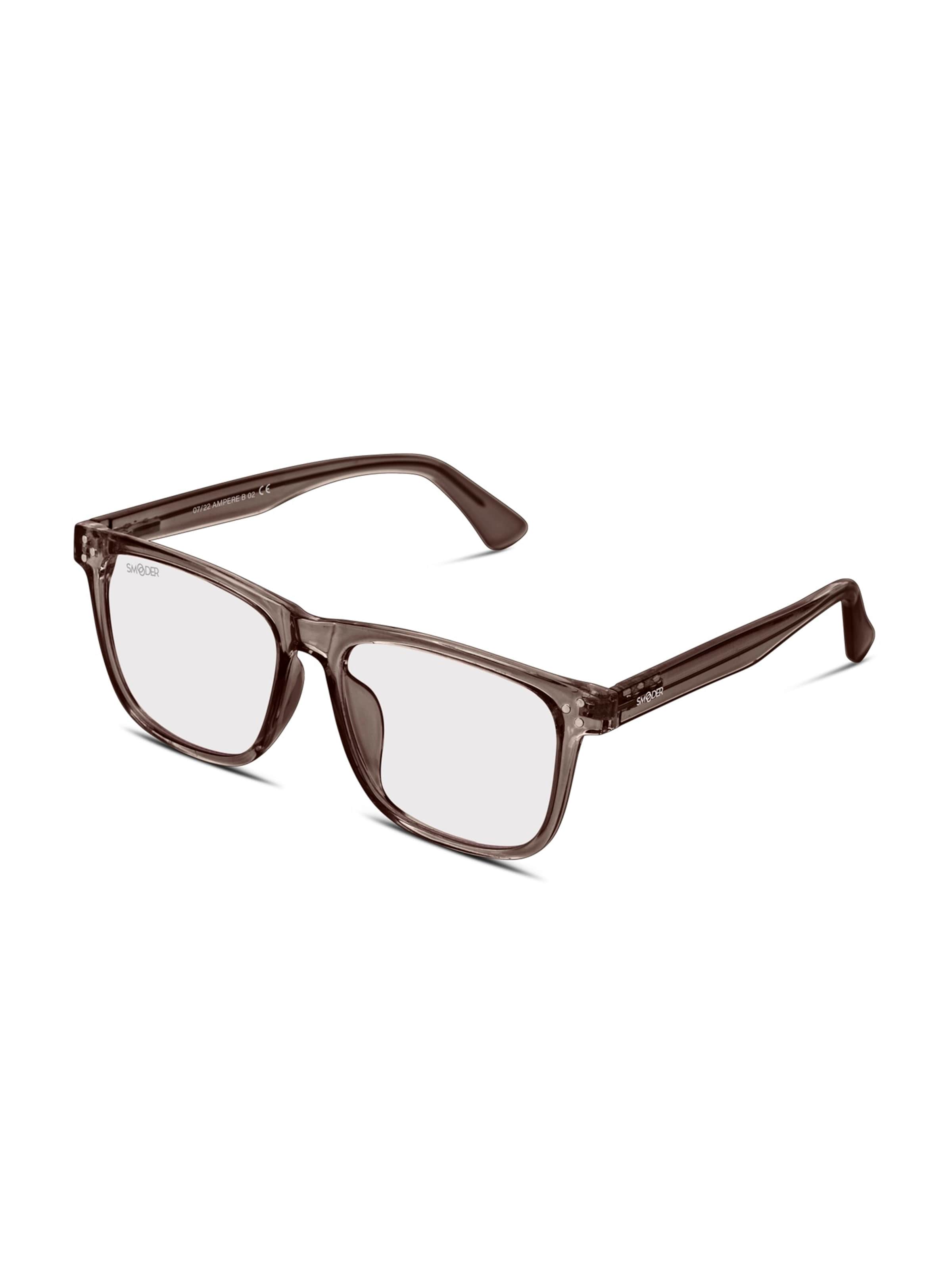 Smooder Glasses 'Ampere Blue Light' in Grey: front