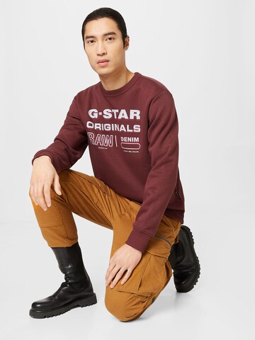 G-Star RAW Sweatshirt in Purple