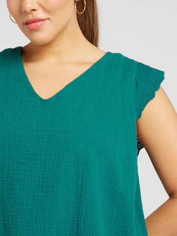 ONLY Carmakoma Blouse 'THYRA' in Green