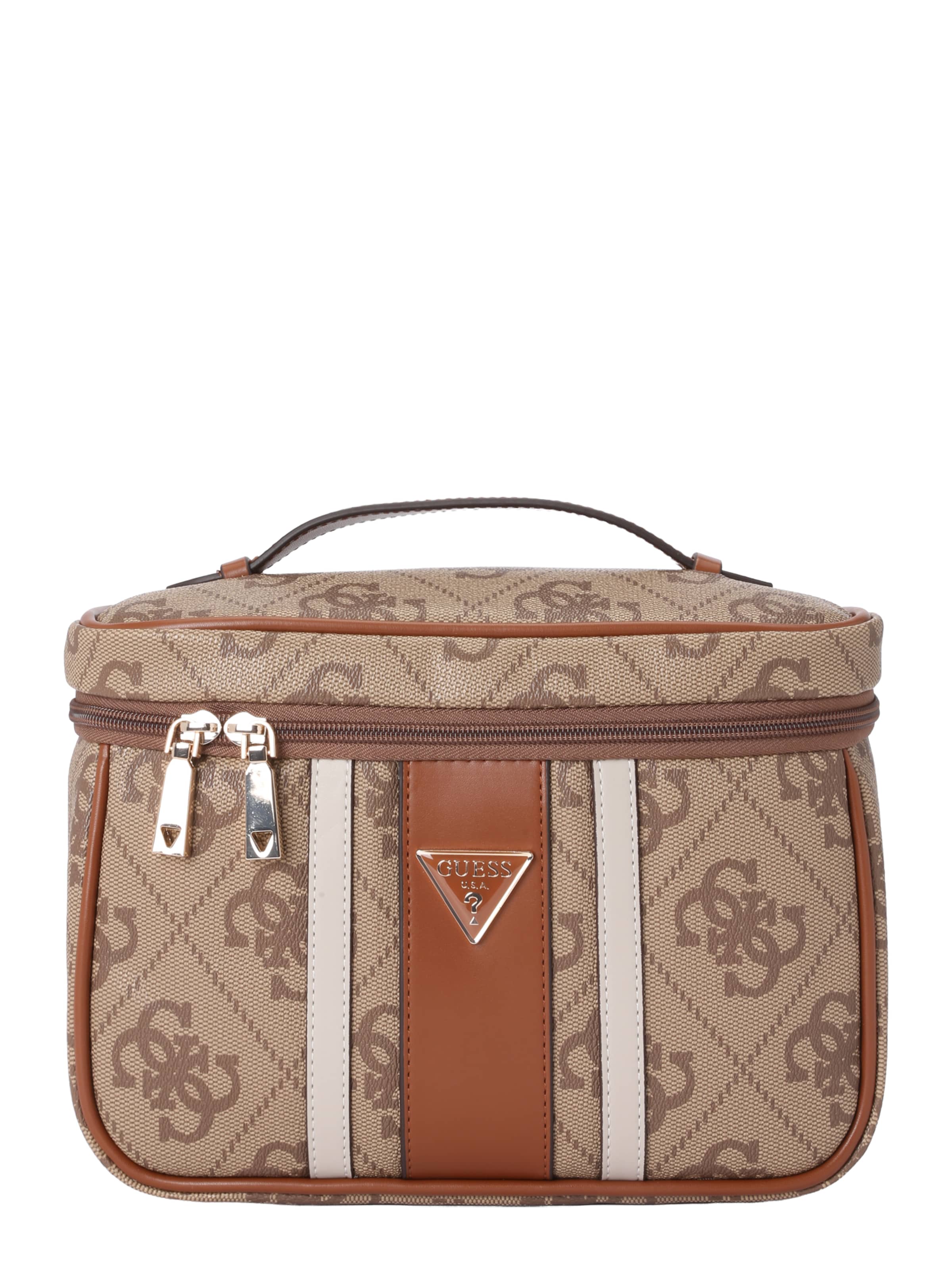 GUESS Toaletna torbica 'ERENIA' | rjava barva: sprednja stran