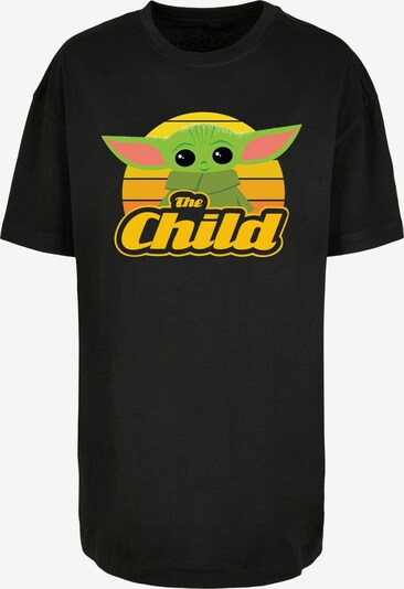 Maglietta 'Star War The Mandalorian The Child' F4NT4STIC di colore verde / arancione / rosa / nero, Visualizzazione prodotti