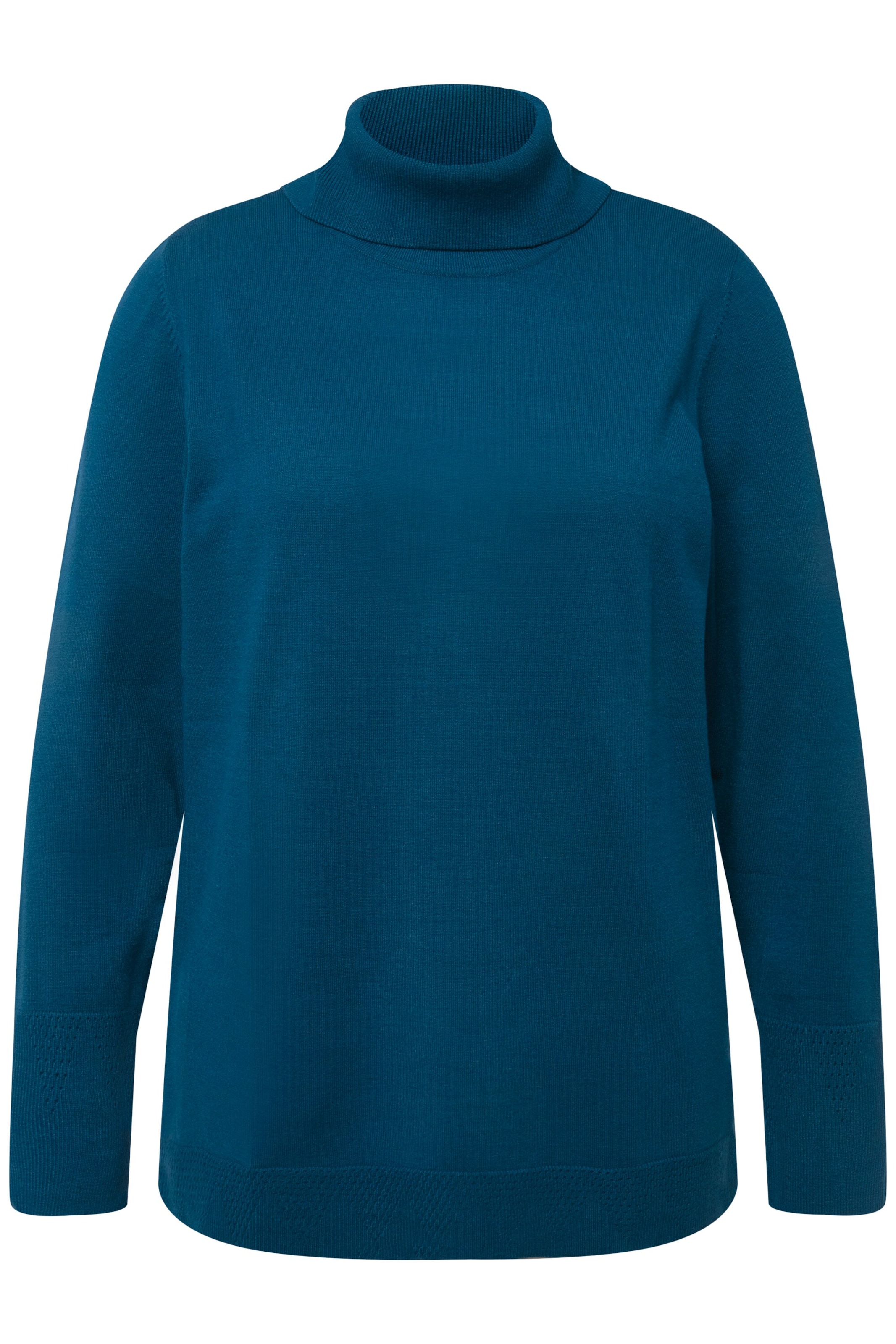 Ulla Popken Trui in Blauw: voorkant