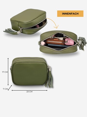 Brise Crossbody Bag 'Kira Silver' in Green