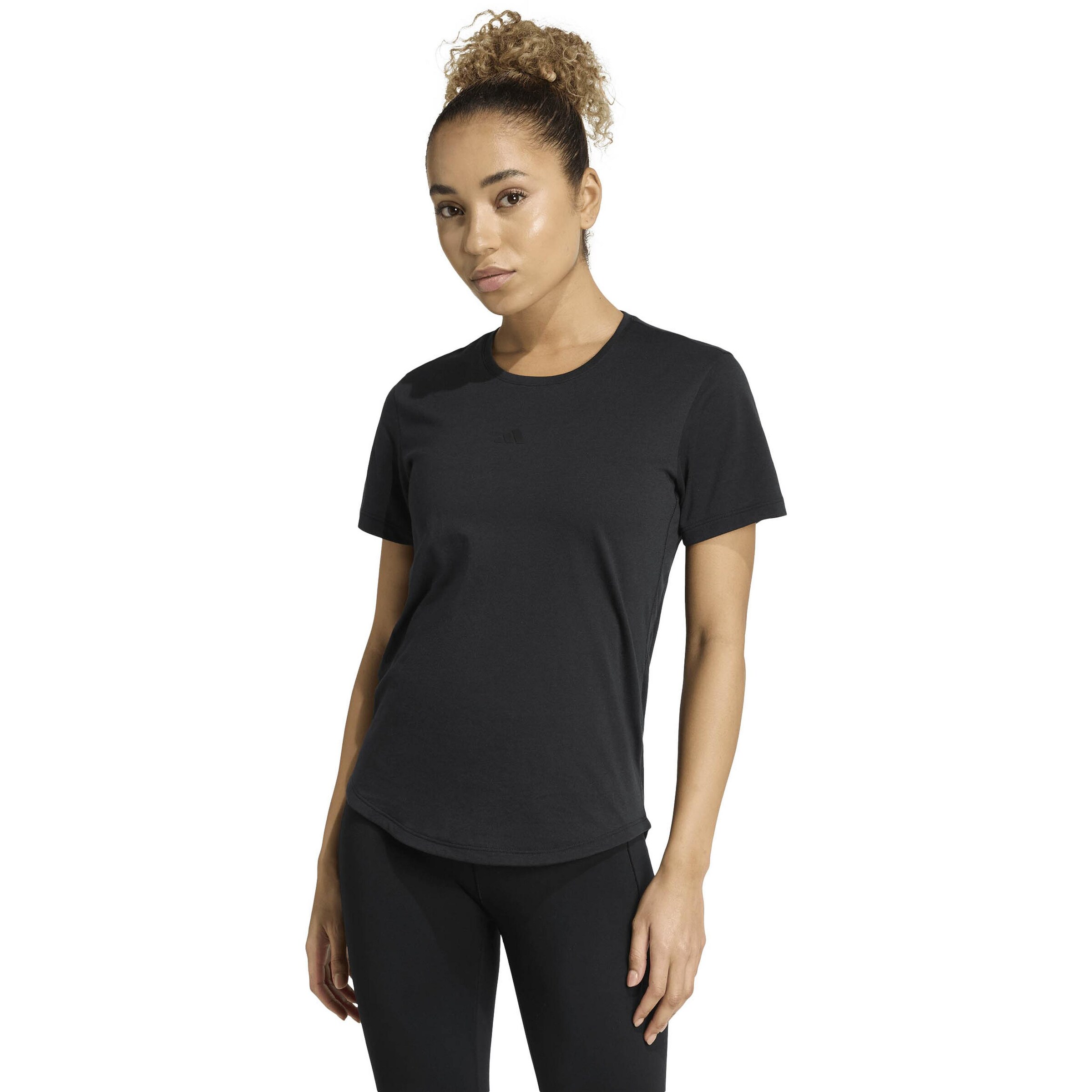 ADIDAS PERFORMANCE Performance Shirt 'Essentials' in Black: front