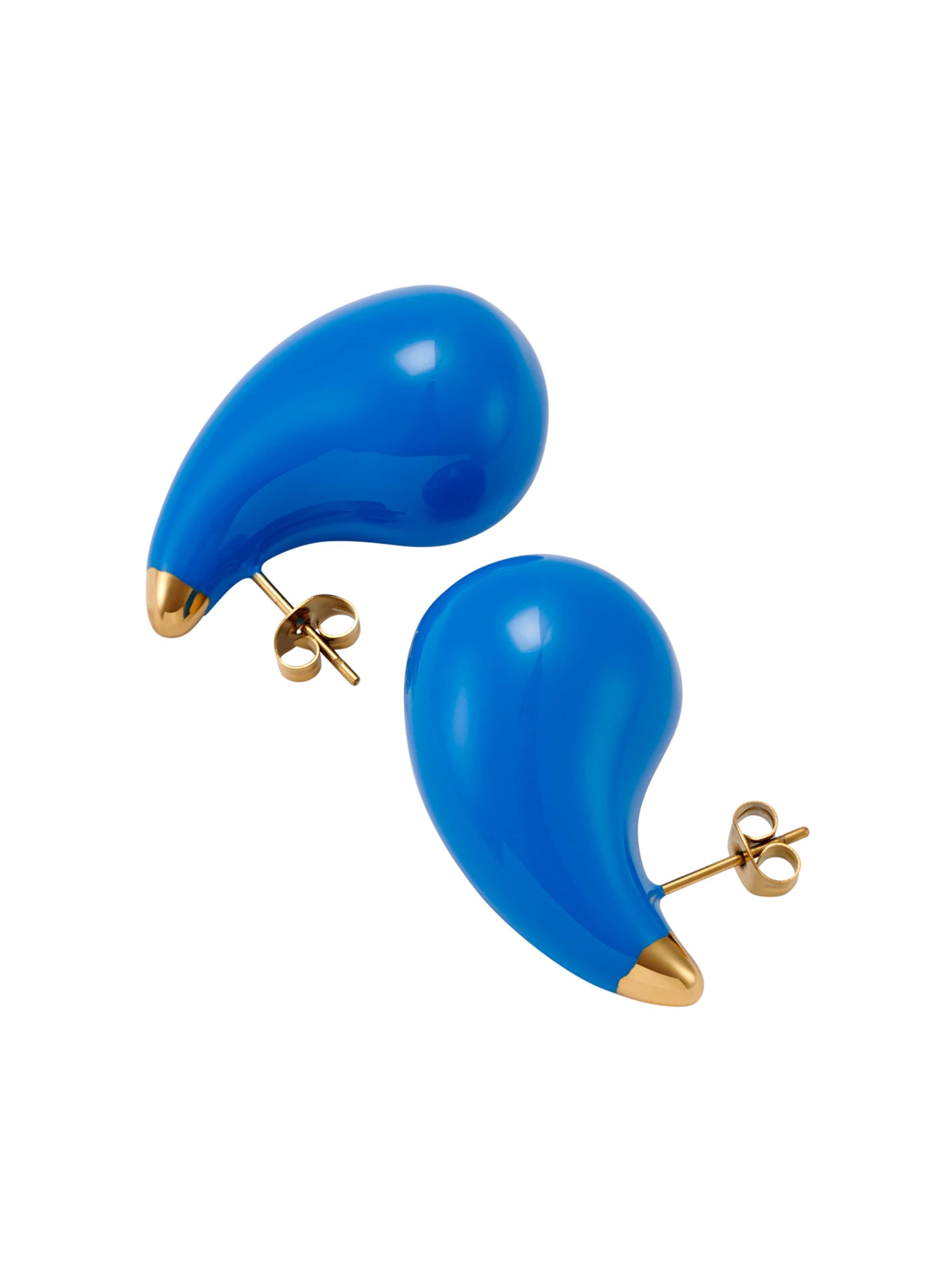 Boucles d'oreilles 'Laiza' EDITED en bleu