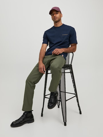 JACK & JONES Normální Chino kalhoty 'Royal Workwear' – zelená