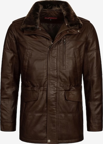 Mouflon Between-Season Jacket 'John' in Brown: front