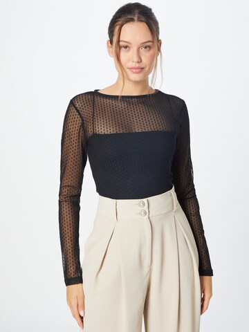 Nasty Gal Shirt in Schwarz: Vorderseite
