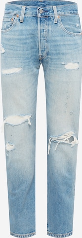 Jeans '501 ORIGINAL FIT' de la LEVI'S pe albastru: față