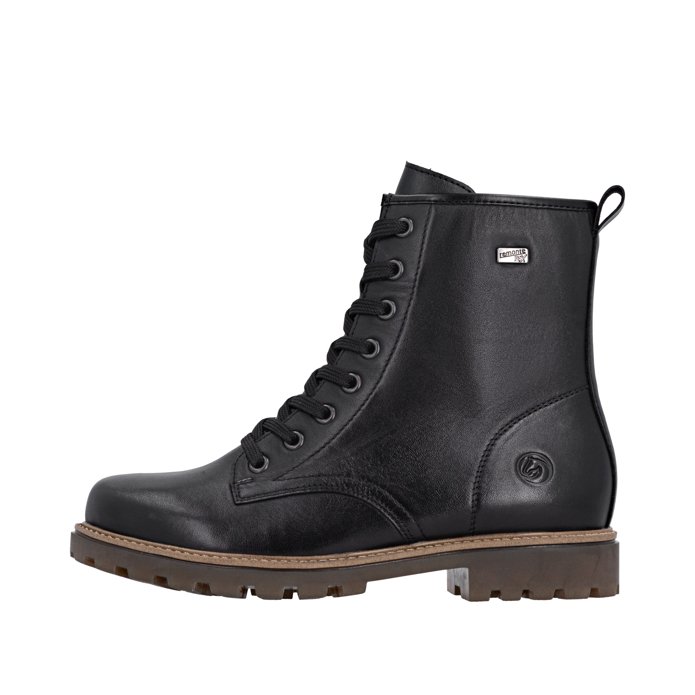 Bottines à lacets REMONTE en noir
