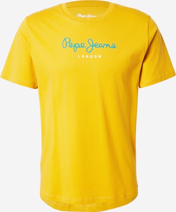Pepe Jeans Shirt 'EGGO N' in Yellow: front