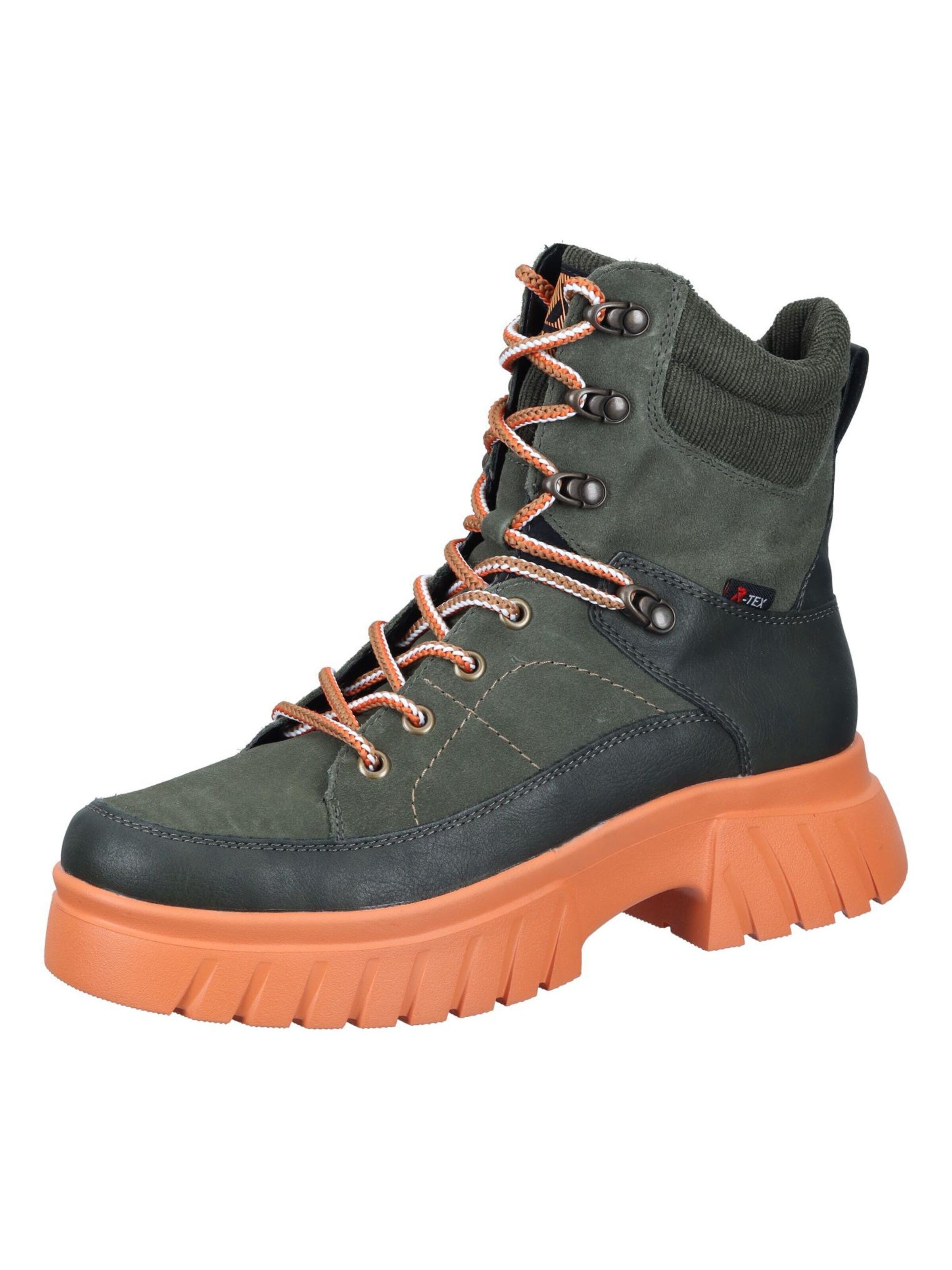 Rieker Schnürstiefelette 'Evolution' in 37/Slim in dunkelgrün, Produktansicht
