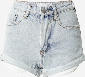 GLAMOROUS Regular Shorts in Blau: predná strana