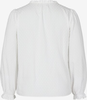 Zizzi Blouse 'Xuilt' in White