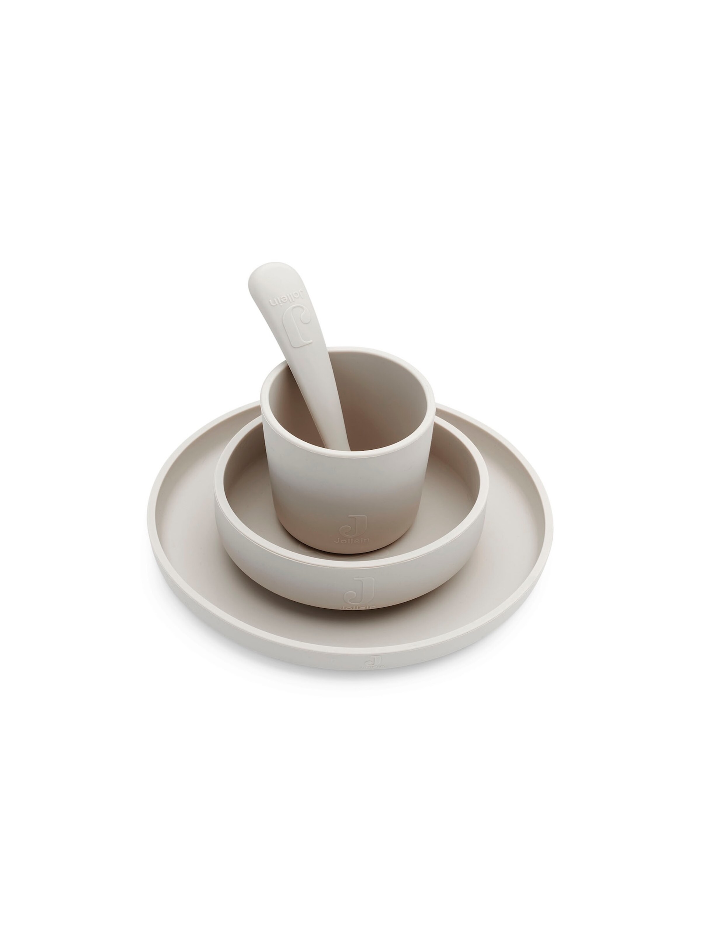 Service de vaisselle Jollein en beige : devant