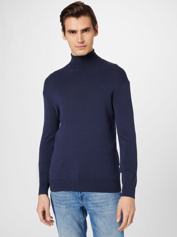 minimum Пуловер 'YAKOB' в синьо: отпред