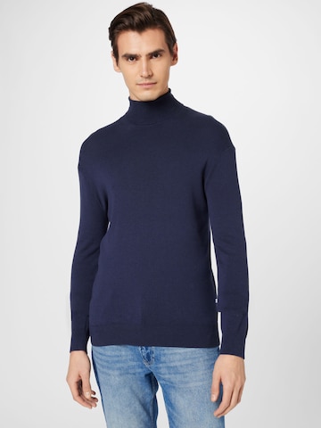 Pull-over 'YAKOB' minimum en bleu : devant