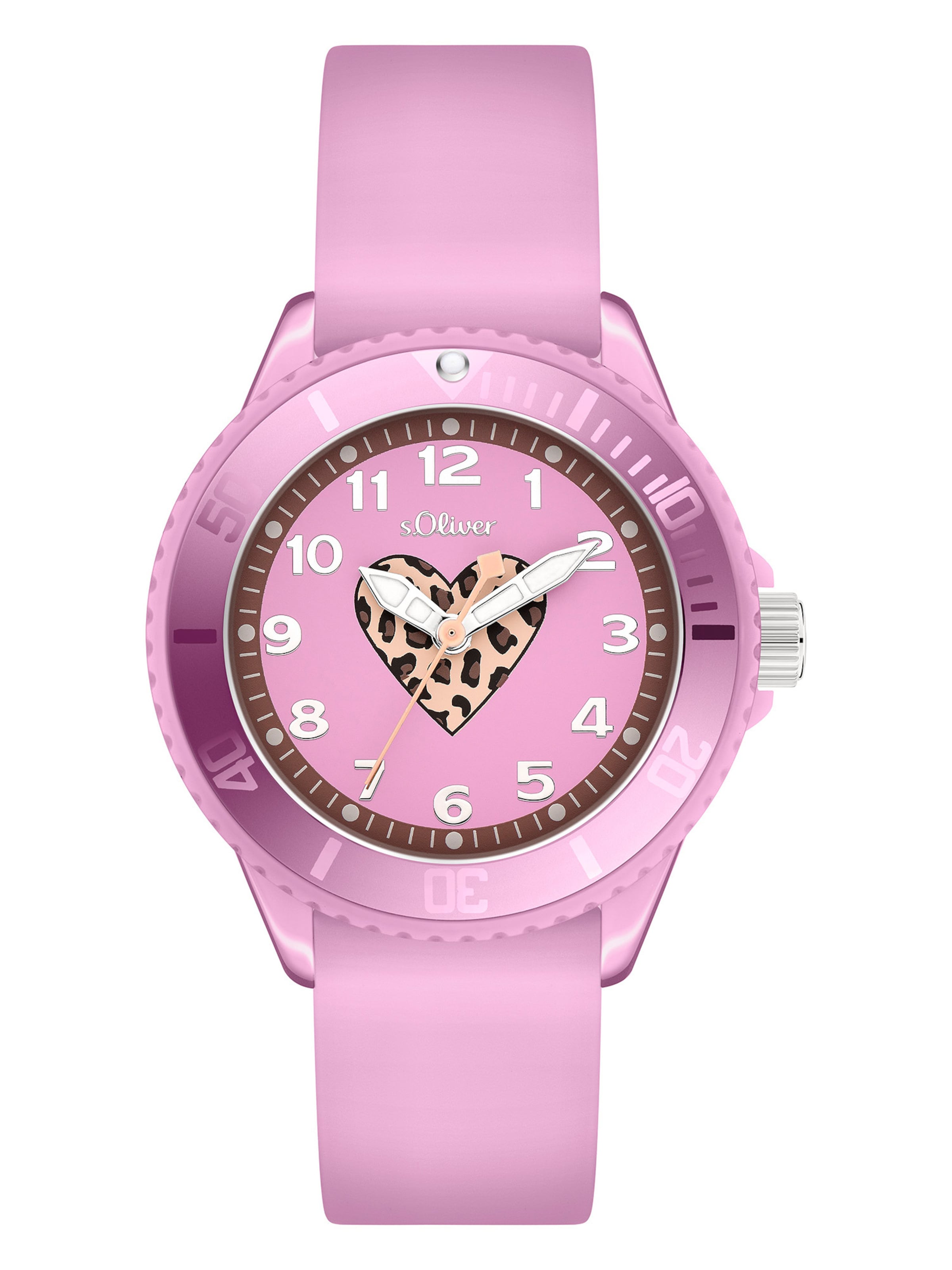 s.Oliver Watch 'Lovely Time' in Purple: front
