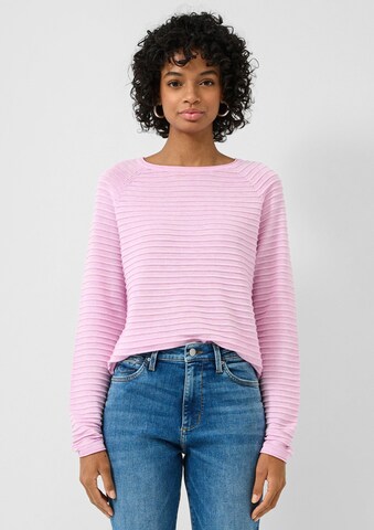 QS Pullover in Pink: Vorderseite
