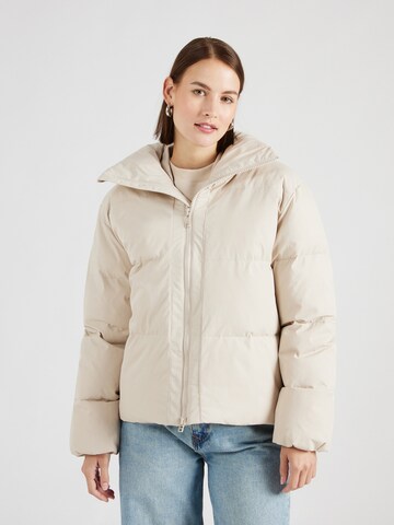 Embassy of Bricks and Logs Between-Season Jacket 'Nikolai' in Beige: front