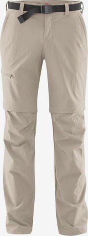 Maier Sports Regular Outdoor Pants 'TAJO' in Beige: front