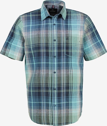LERROS Button Up Shirt in Blue: front