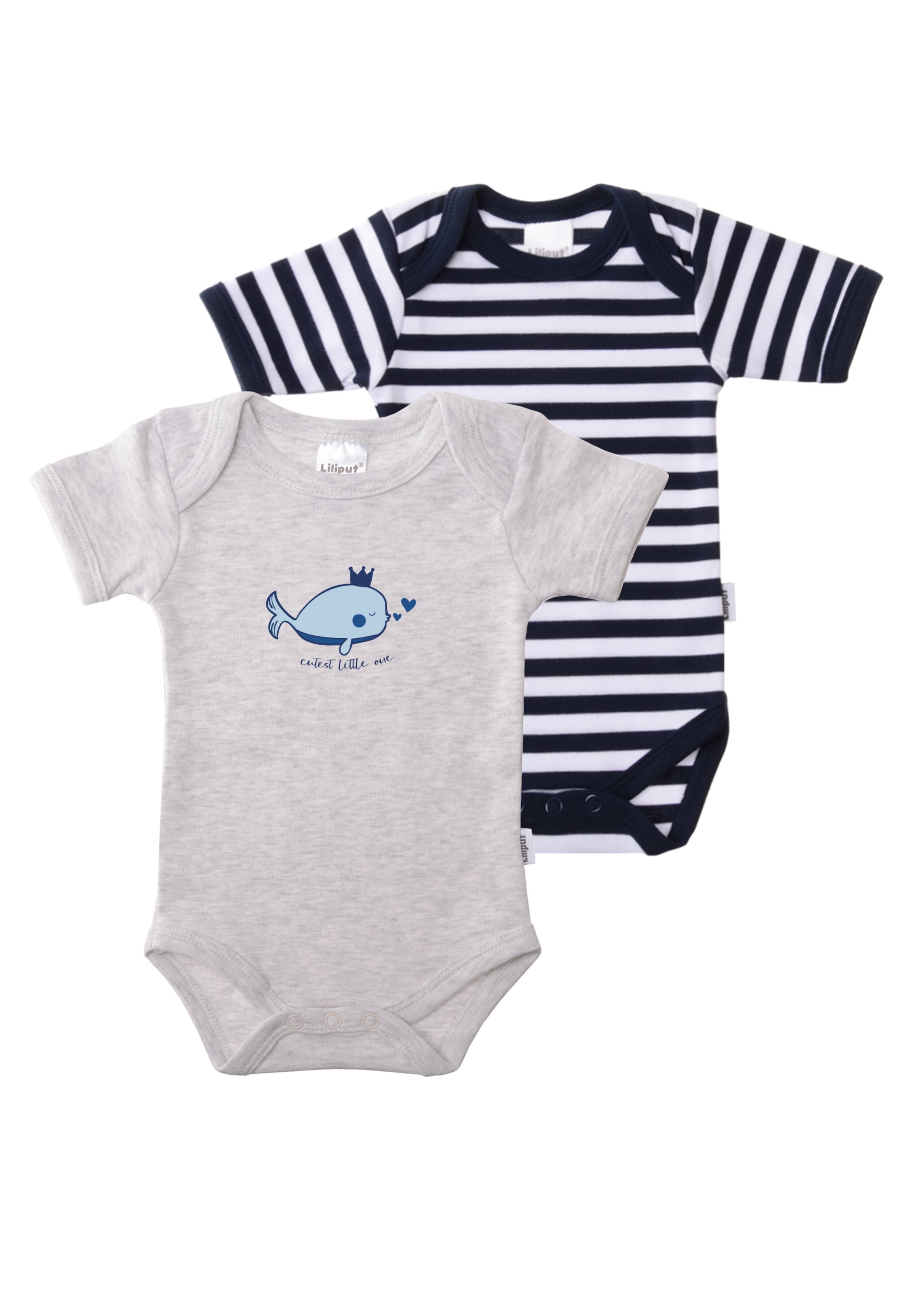 LILIPUT Romper/Bodysuit 'Wal' in Blue: front