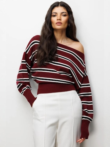 Pullover di MixRay in rosso: frontale