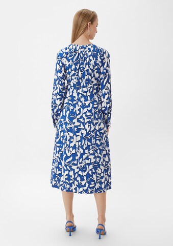 COMMA Kleid in Blau: Rückseite