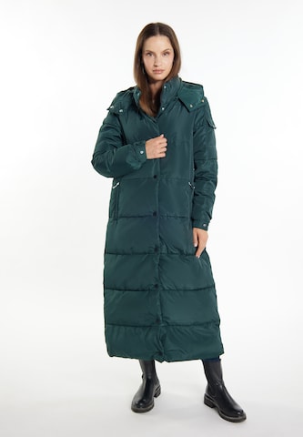 Manteau d’hiver 'Pryam' usha WHITE LABEL en vert : devant