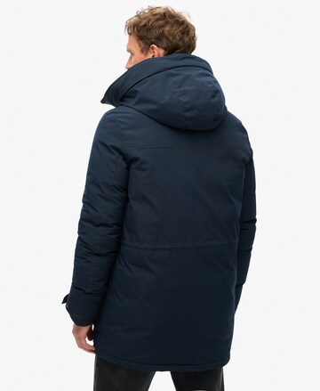 Superdry Zimní parka – modrá