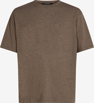 Karl Lagerfeld Футболка в Коричневый: спереди