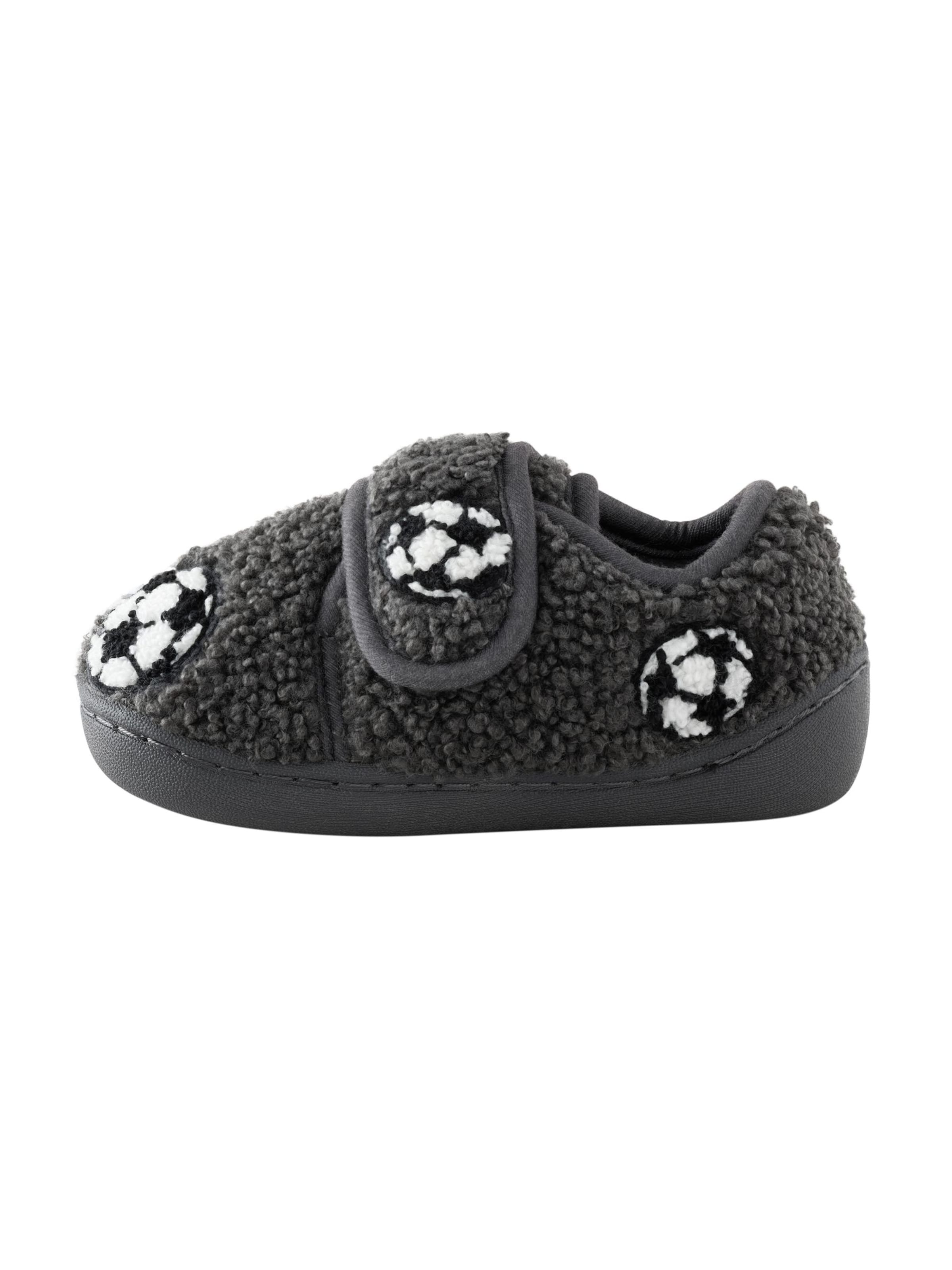 Next - Zapatillas de casa en gris: frente