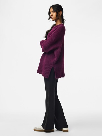 PIECES Sweater 'PCTINA' in Brown