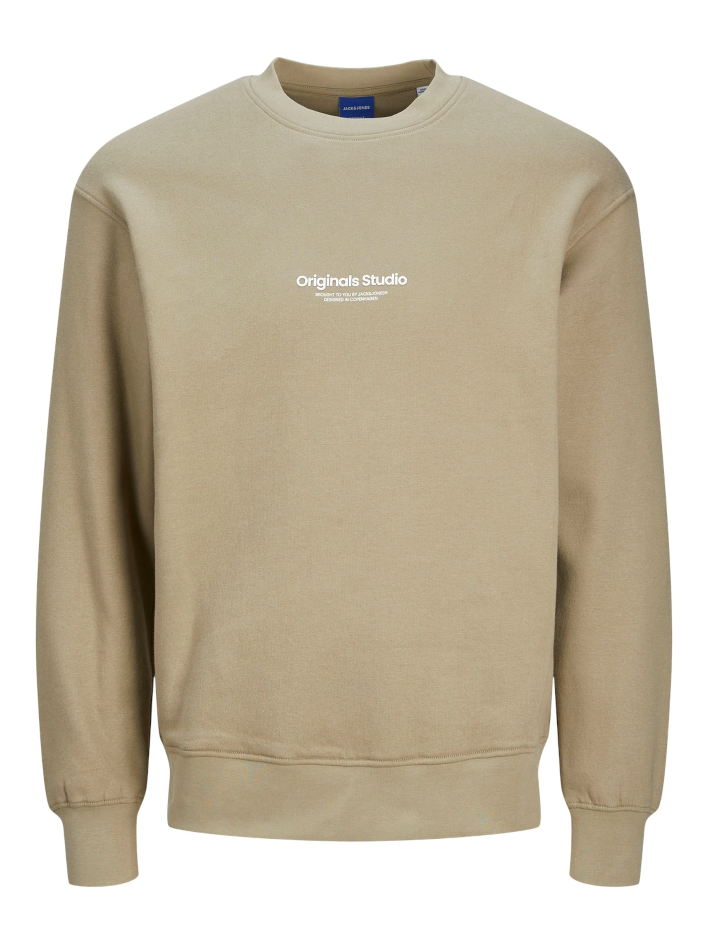 Felpa 'JJVesterbro' di JACK & JONES in beige: frontale