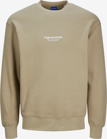 JACK & JONES Sweatshirt 'JJVesterbro' i beige: forside