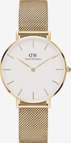 Daniel Wellington Analoog horloge 'Petite' in Goud: voorkant