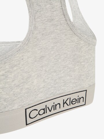 Bustieră Sutien de la Calvin Klein Underwear Plus pe gri