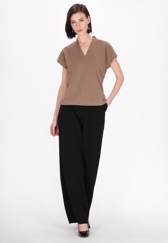 Camicia da donna 'Classic Look' di usha BLACK LABEL in beige