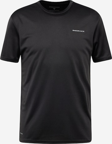 ENDURANCE Funkčné tričko 'VERNON V2' - Čierna: predná strana