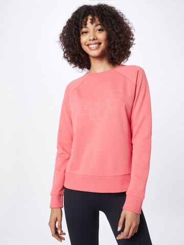 4F Sports sweatshirt in Orange: front