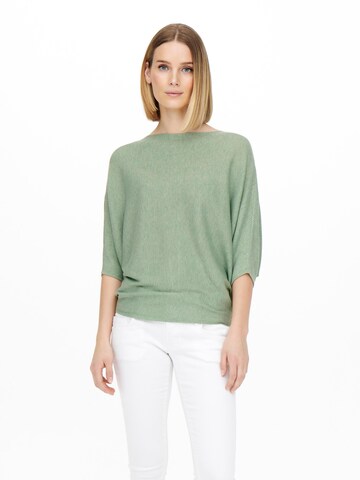 JDY Sweater 'New Behave' in Green: front