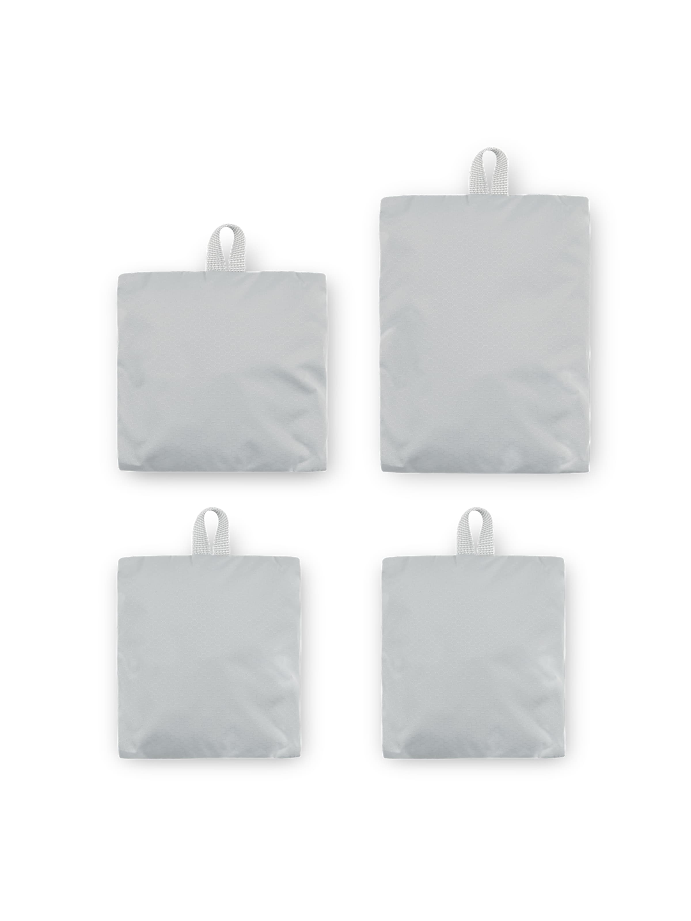 Kapten & Son Piperetáskák 'Packing Cubes Set Large' - fekete: elől