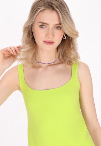MYMO Knit dress 'Fashion Look' in Green