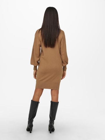 ONLY Knitted dress in Brown